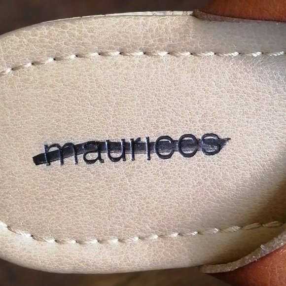 Maurices Womens Fiona Platform Block Heel Ankle Strap Sandal Cushioned Tan Sz 9M - Picture 8 of 9